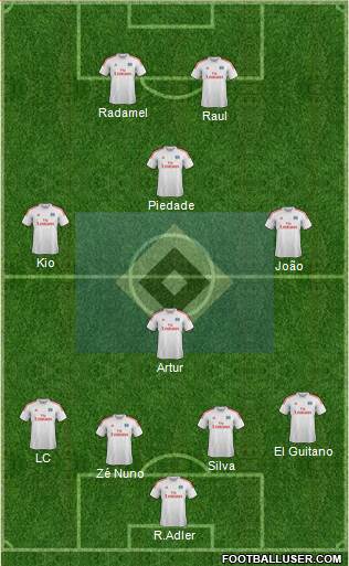 Hamburger SV Formation 2013
