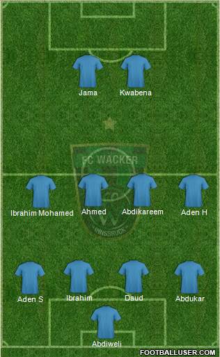 FC Wacker Innsbruck Formation 2013