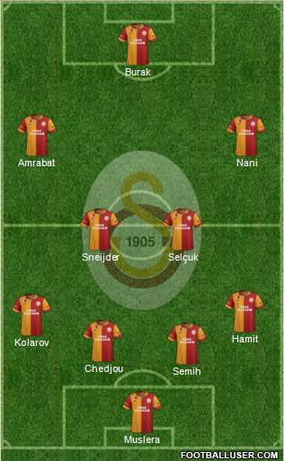 Galatasaray SK Formation 2013