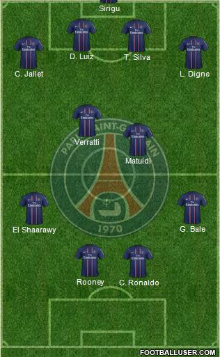 Paris Saint-Germain Formation 2013