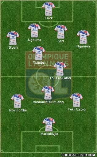Olympique Lyonnais Formation 2013