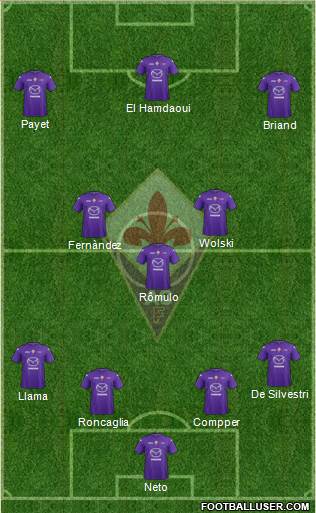 Fiorentina Formation 2013