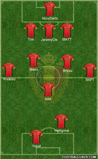 Belgium Formation 2013
