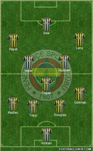 Fenerbahçe SK Formation 2013