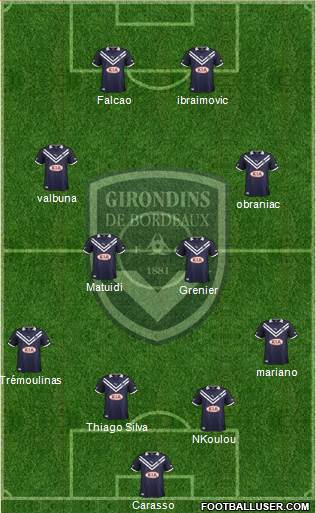 FC Girondins de Bordeaux Formation 2013
