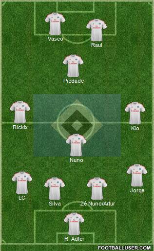 Hamburger SV Formation 2013