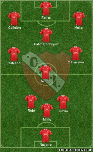 Independiente Formation 2013