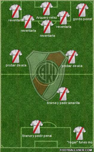 River Plate Formation 2013
