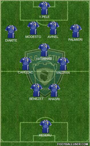 Sporting Club Bastia Formation 2013