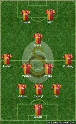 Galatasaray SK Formation 2013