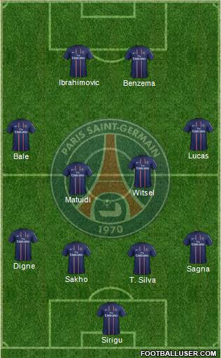 Paris Saint-Germain Formation 2013