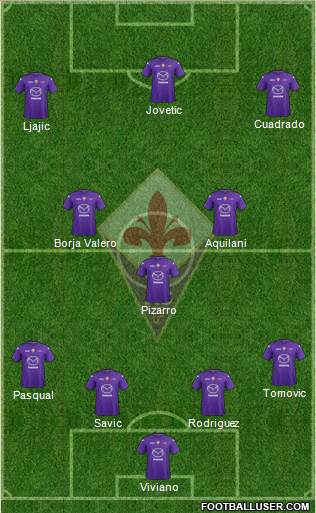 Fiorentina Formation 2013