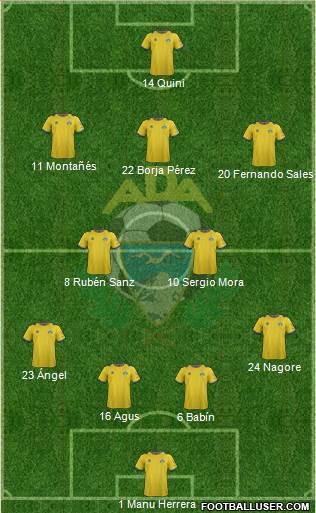A.D. Alcorcón Formation 2013