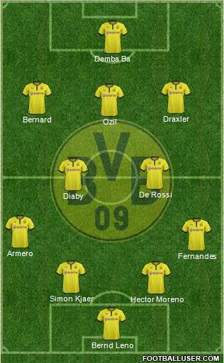 Borussia Dortmund Formation 2013