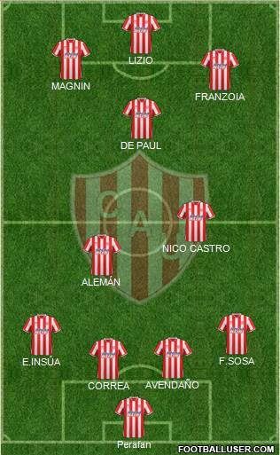 Unión de Santa Fe Formation 2013