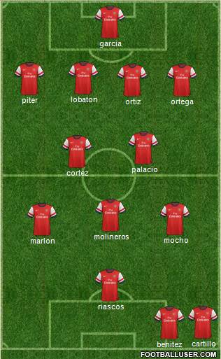 Arsenal Formation 2013