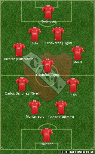Independiente Formation 2013