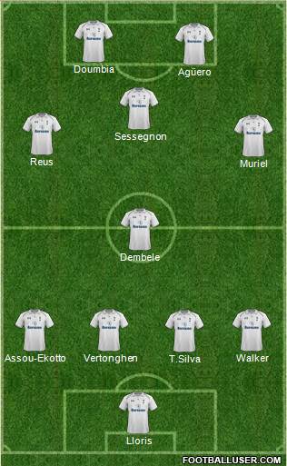 Tottenham Hotspur Formation 2013