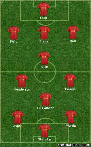 Liverpool Formation 2013