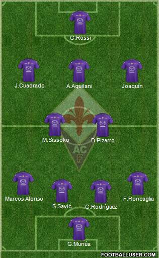 Fiorentina Formation 2013