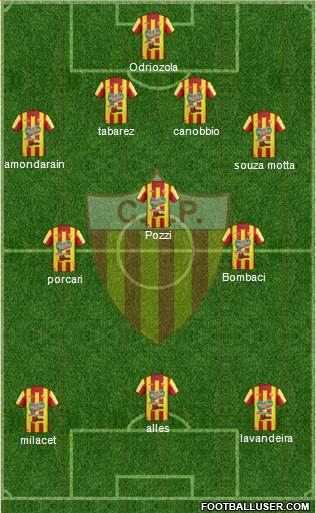 Club Atlético Progreso Formation 2013