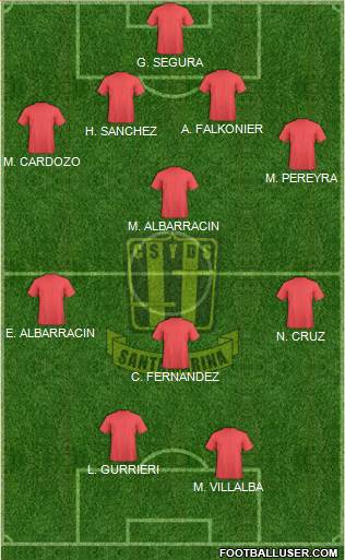 Deportivo Santamarina Formation 2013