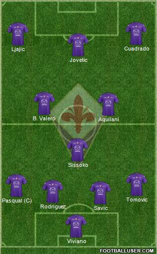 Fiorentina Formation 2013