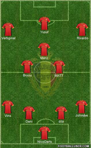 Belgium Formation 2013