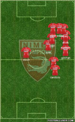 Nîmes Olympique Formation 2013