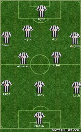 Newcastle United Formation 2013