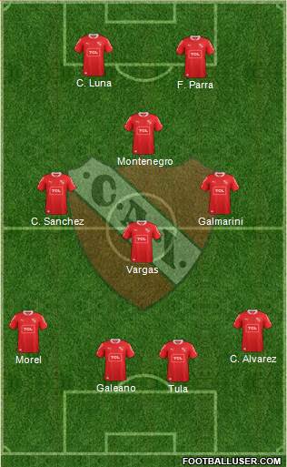 Independiente Formation 2013