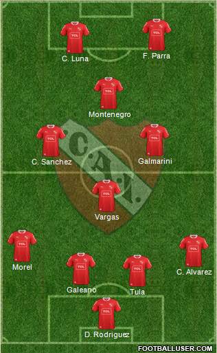 Independiente Formation 2013