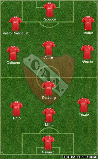 Independiente Formation 2013