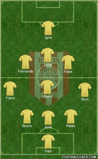 KS Bylis Ballsh football formation