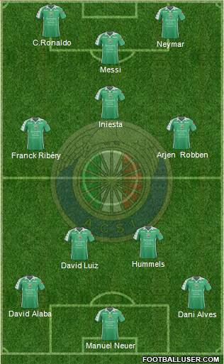 CD Audax Italiano de La Florida S.A.D.P. Formation 2013