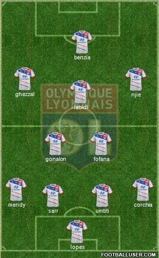 Olympique Lyonnais Formation 2013