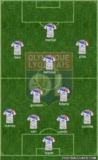 Olympique Lyonnais Formation 2013
