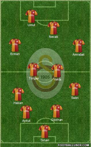 Galatasaray SK Formation 2013