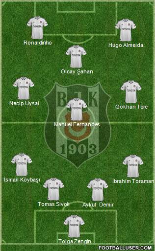 Besiktas JK Formation 2013