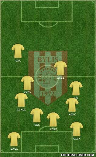 KS Bylis Ballsh 4-2-3-1 football formation