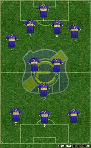 CD Everton de Viña del Mar S.A.D.P. Formation 2013