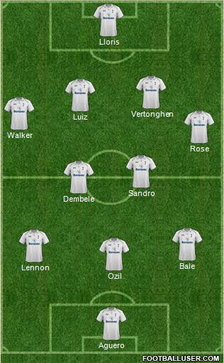 Tottenham Hotspur Formation 2013