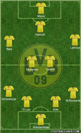 Borussia Dortmund Formation 2013