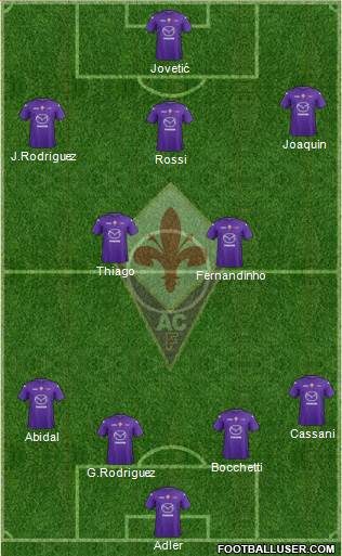 Fiorentina Formation 2013