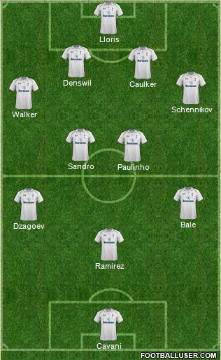 Tottenham Hotspur Formation 2013