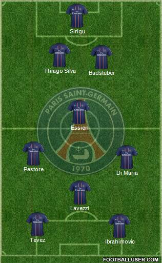 Paris Saint-Germain Formation 2013