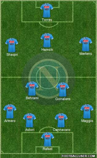 Napoli Formation 2013