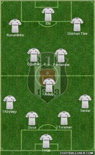 Besiktas JK Formation 2013