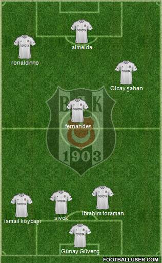 Besiktas JK Formation 2013