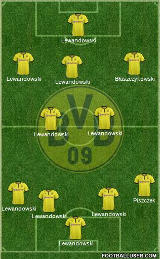 Borussia Dortmund Formation 2013